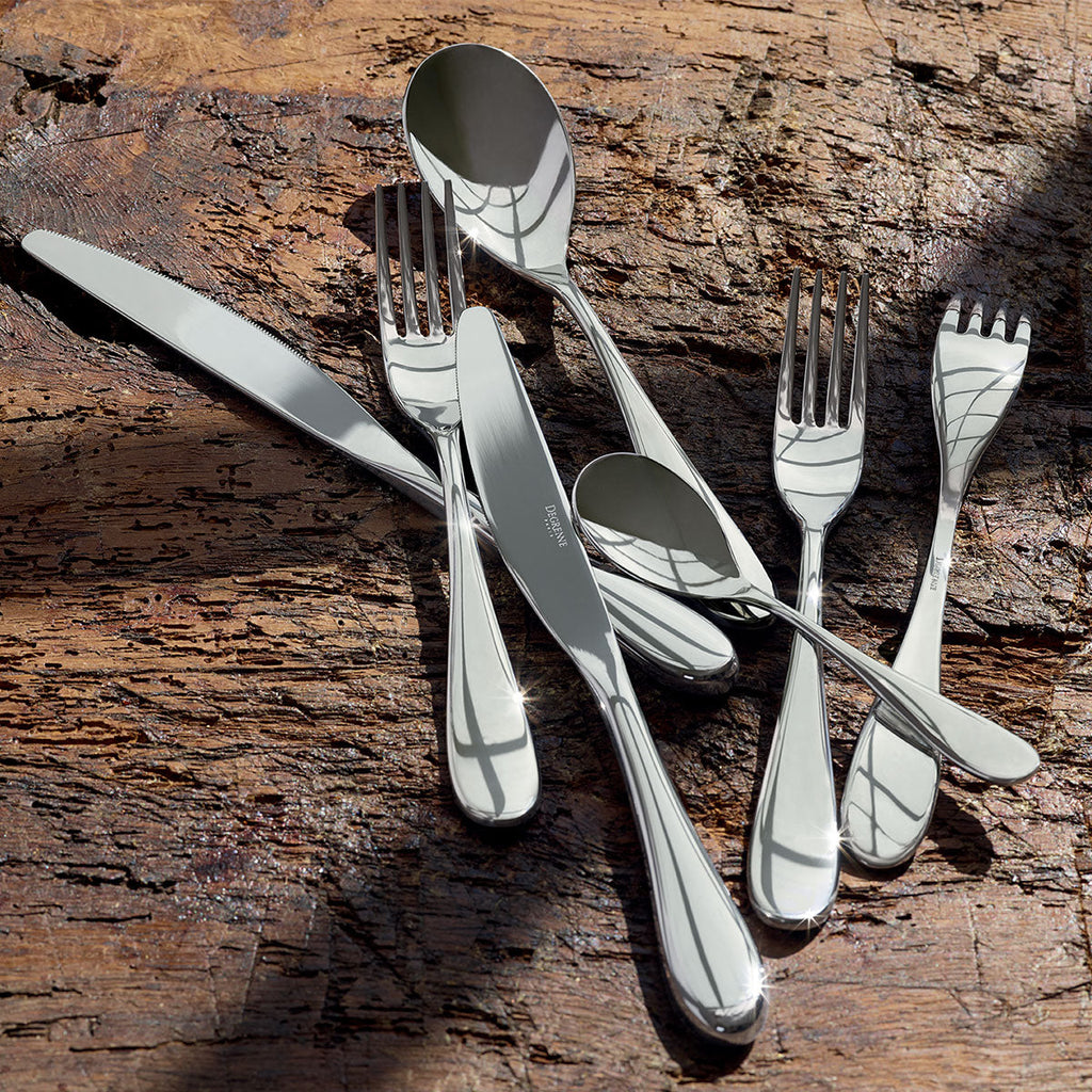ONDE MIRROR FINISH Soup / Dessert spoon, oval