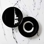 MODULO BLACK ARTY CREATION Plate 29 cm
