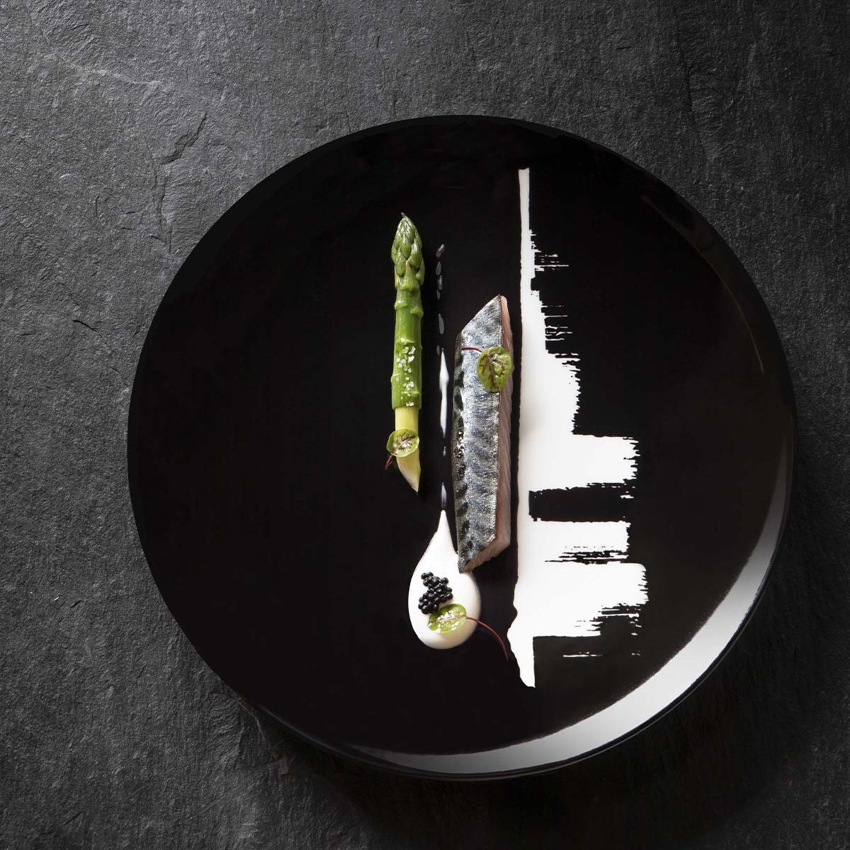 MODULO BLACK ARTY CREATION Plate 29 cm