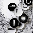 MODULO BLACK ARTY CREATION Plate 29 cm
