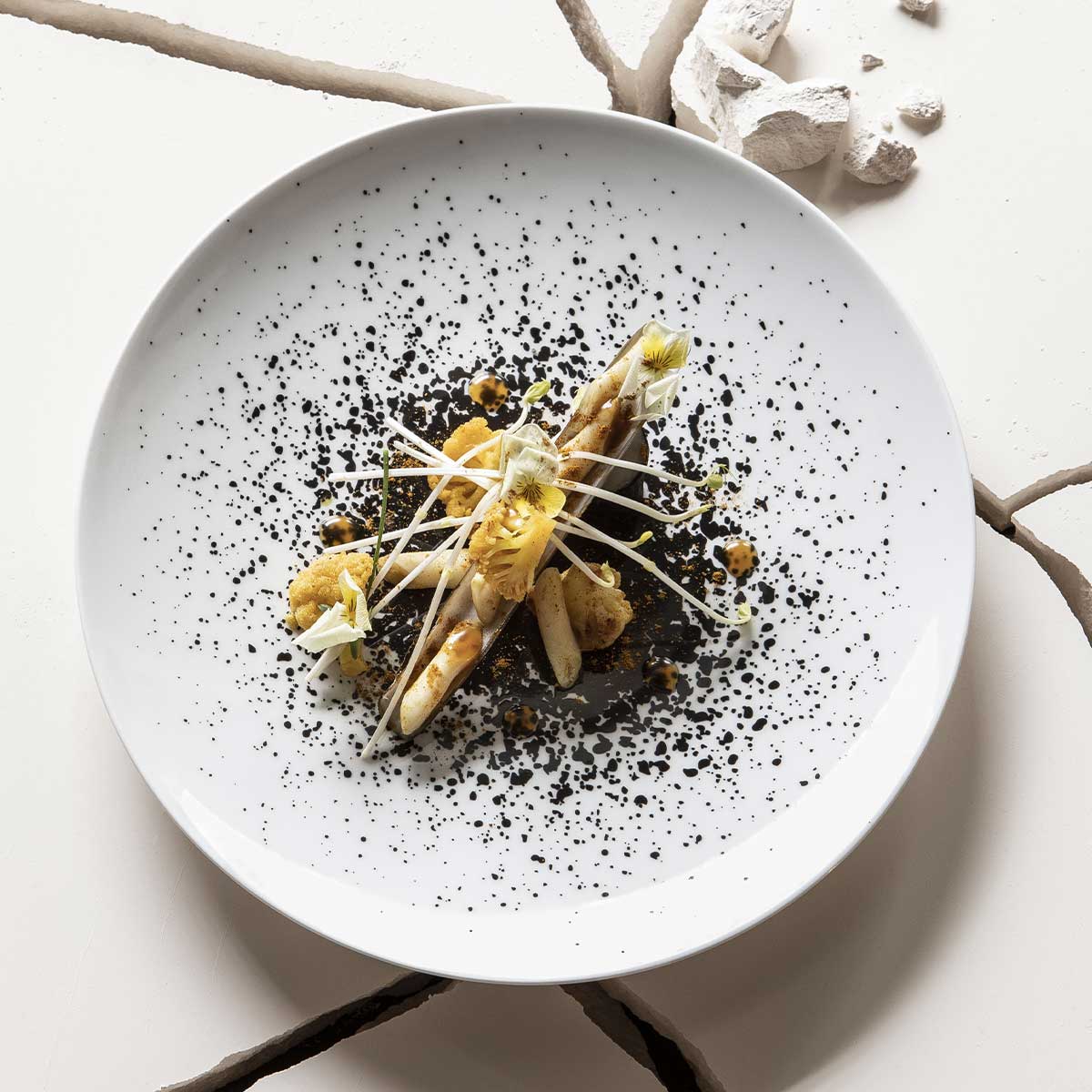 MODULO WHITE ARTY CREATION Plate 29 cm