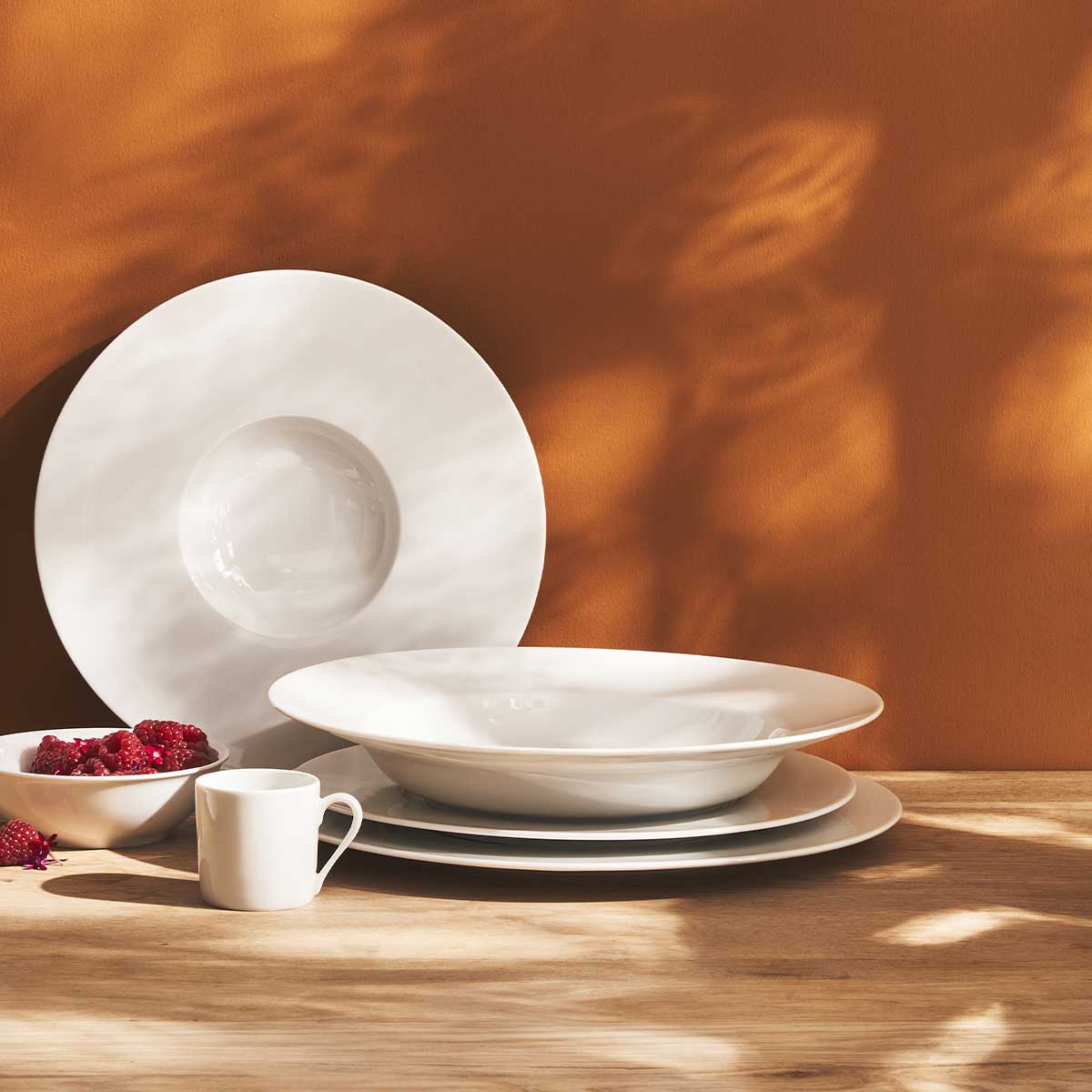 COLLECTION L WHITE Deep dish 30,5 cm