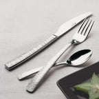 ASTREE CISELE MIRROR FINISH Table knife, 1 pc solid handle, serrated