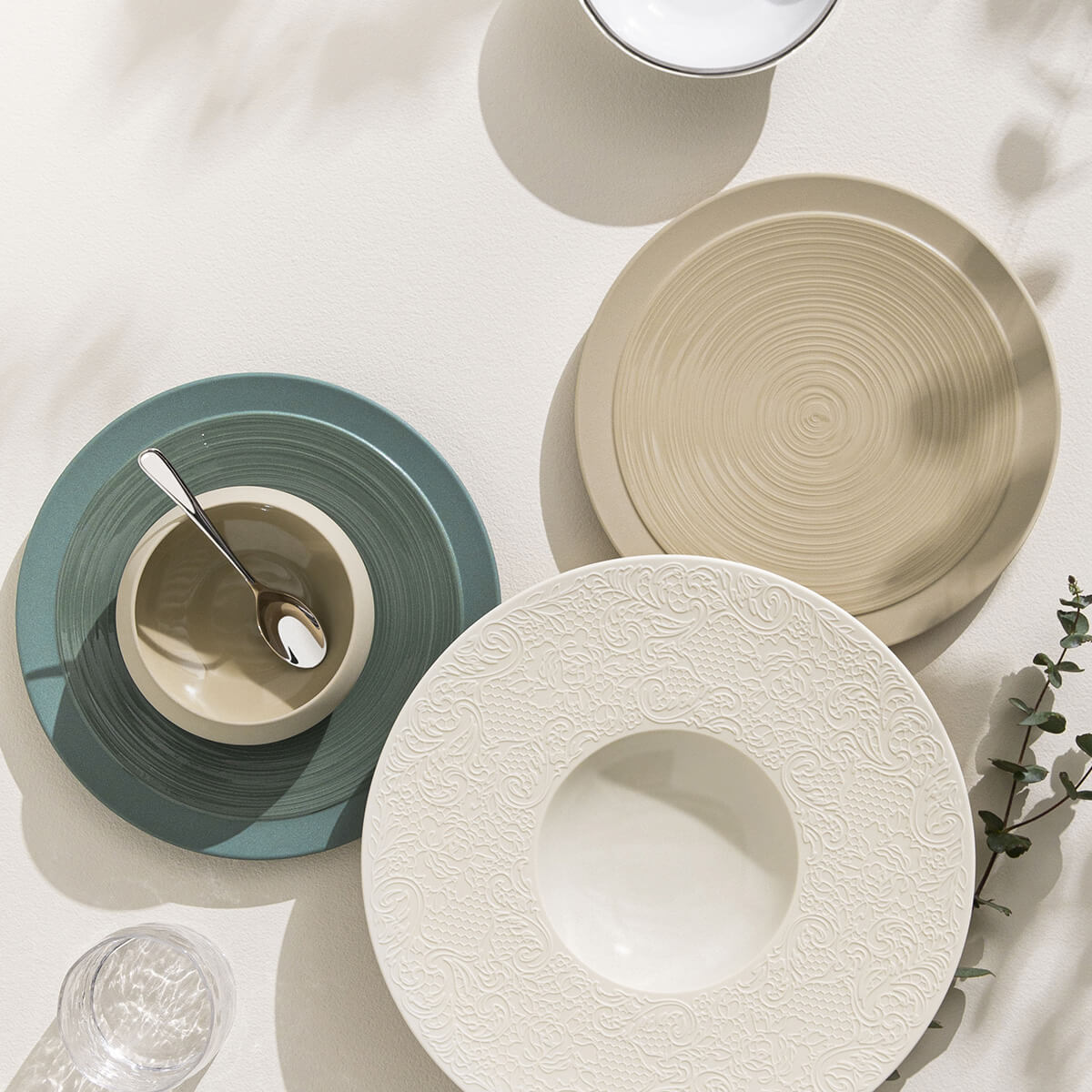 BAHIA BEIGE DUNE Presentation plate 29 cm