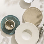 BAHIA BEIGE DUNE Dessert plate 23 cm