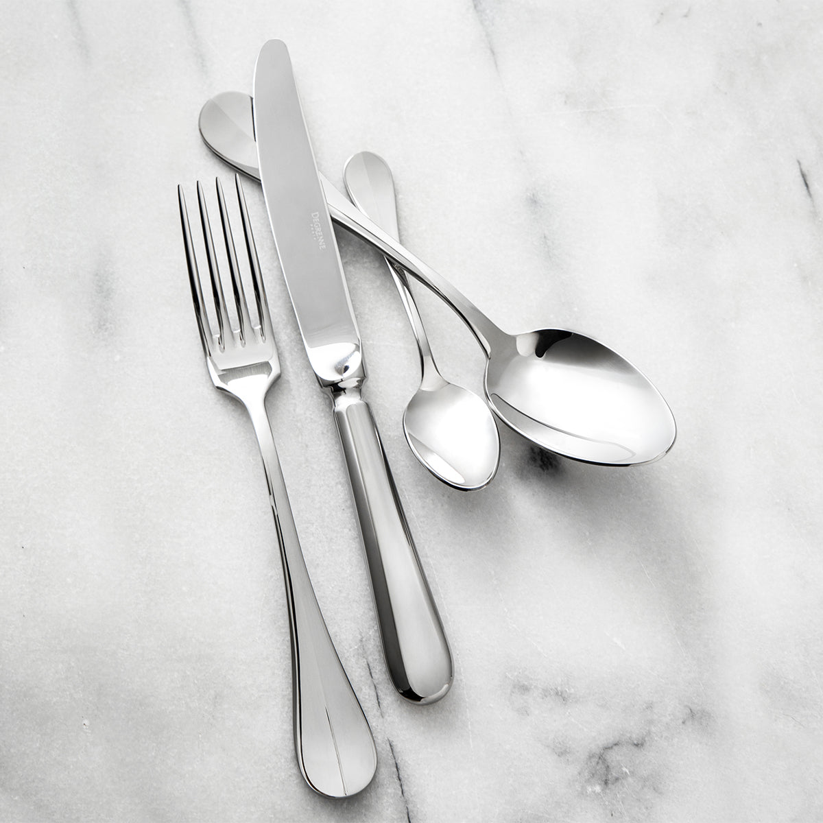 BLOIS MIRROR FINISH Soup / Dessert spoon, oval