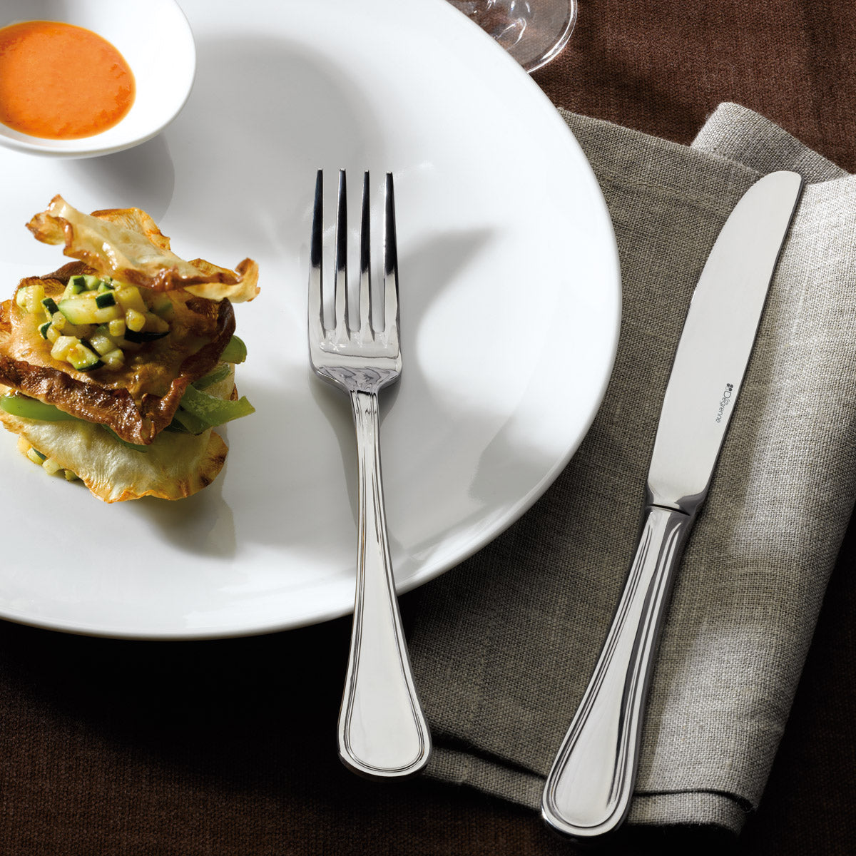 Image du produit: CONFIDENCE MIRROR FINISH Table knife, 1 pc solid handle, serrated