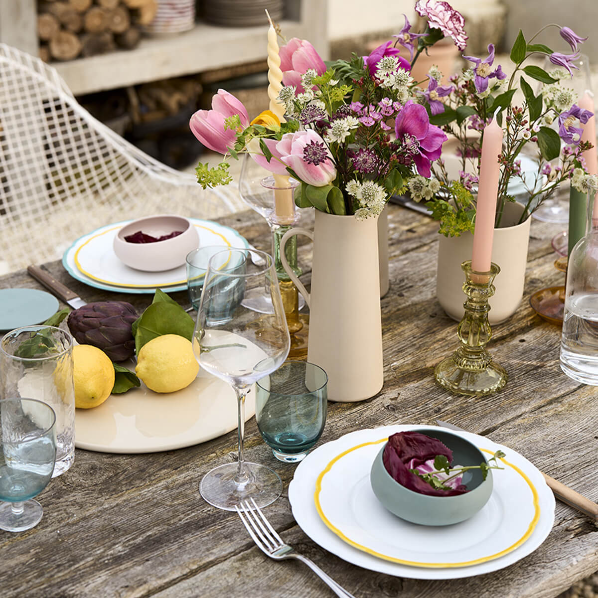 BAHIA GREEN CLAY Bevelled casserole 30 cl