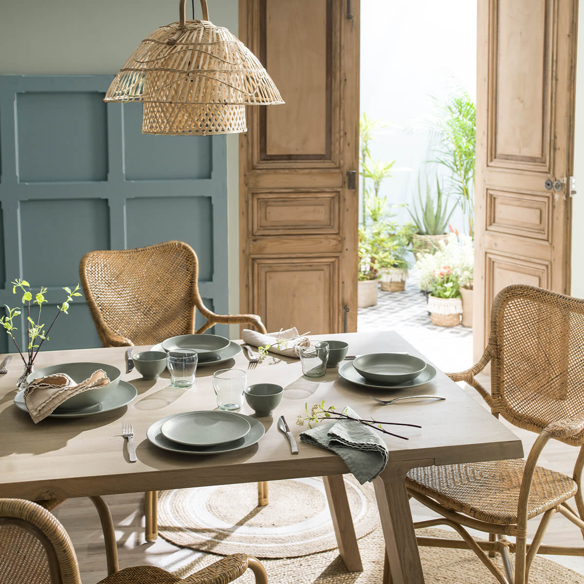 Image du produit: MODULO NATURE JADE Salad & cereal plate 22 cm