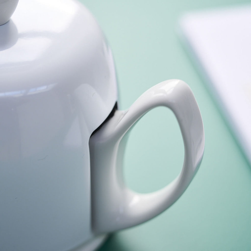 SALAM MONOCHROME Tea pot 4 cups white bell