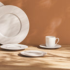 COLLECTION L FRAGMENT WHITE Coffee/expresso saucer 12,6 cm