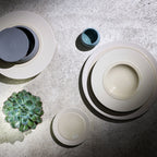 BAHIA BEIGE DUNE Small bowl gourmet plate 23 cm
