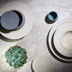 BAHIA BEIGE DUNE Large bowl gourmet plate 26 cm
