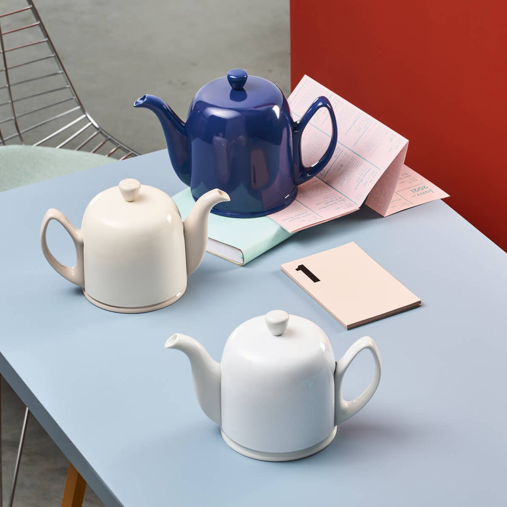 SALAM MONOCHROME Tea pot 6 cups white bell