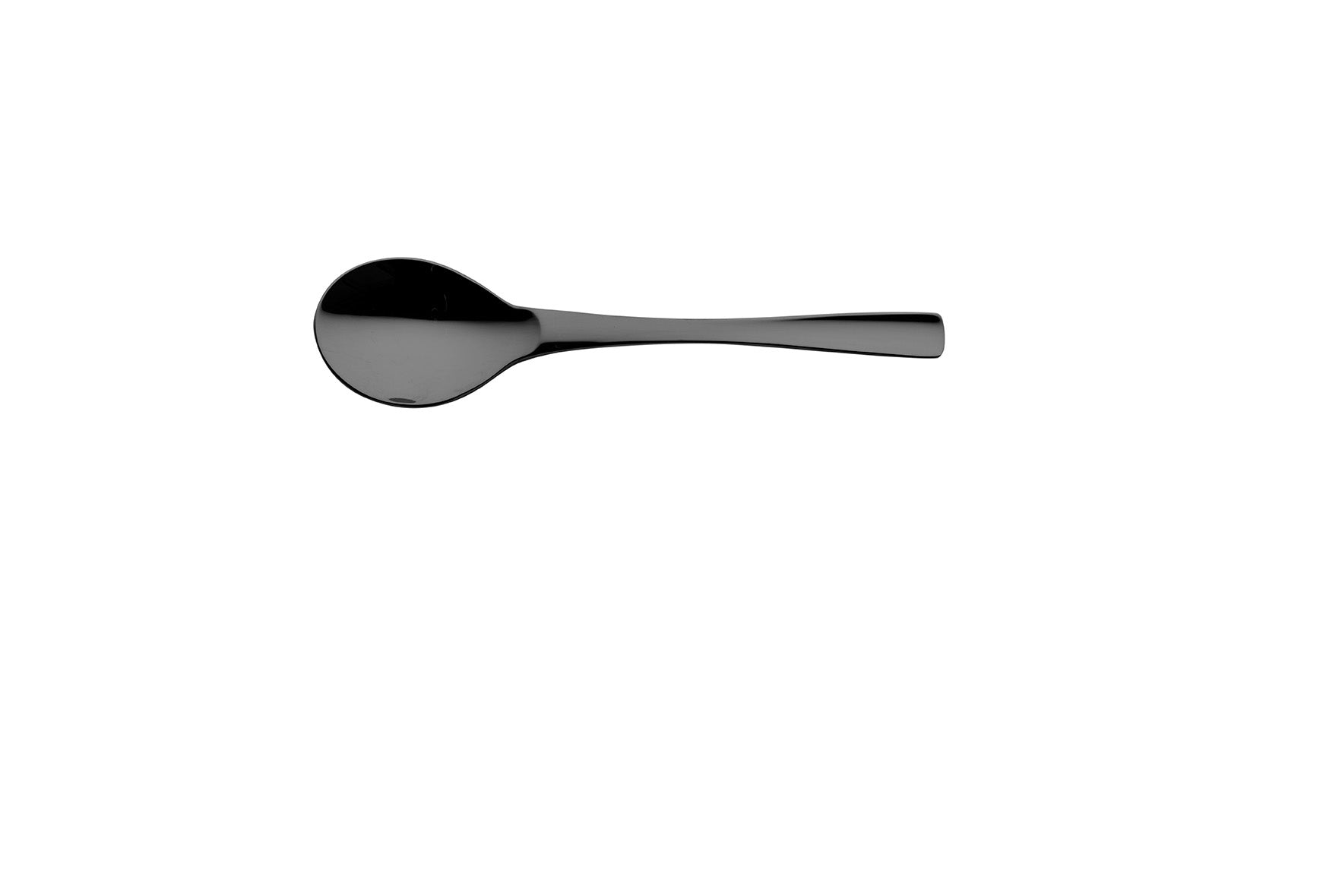 Image du produit: XY BLACK MIRROR FINISH Bouillon spoon, round