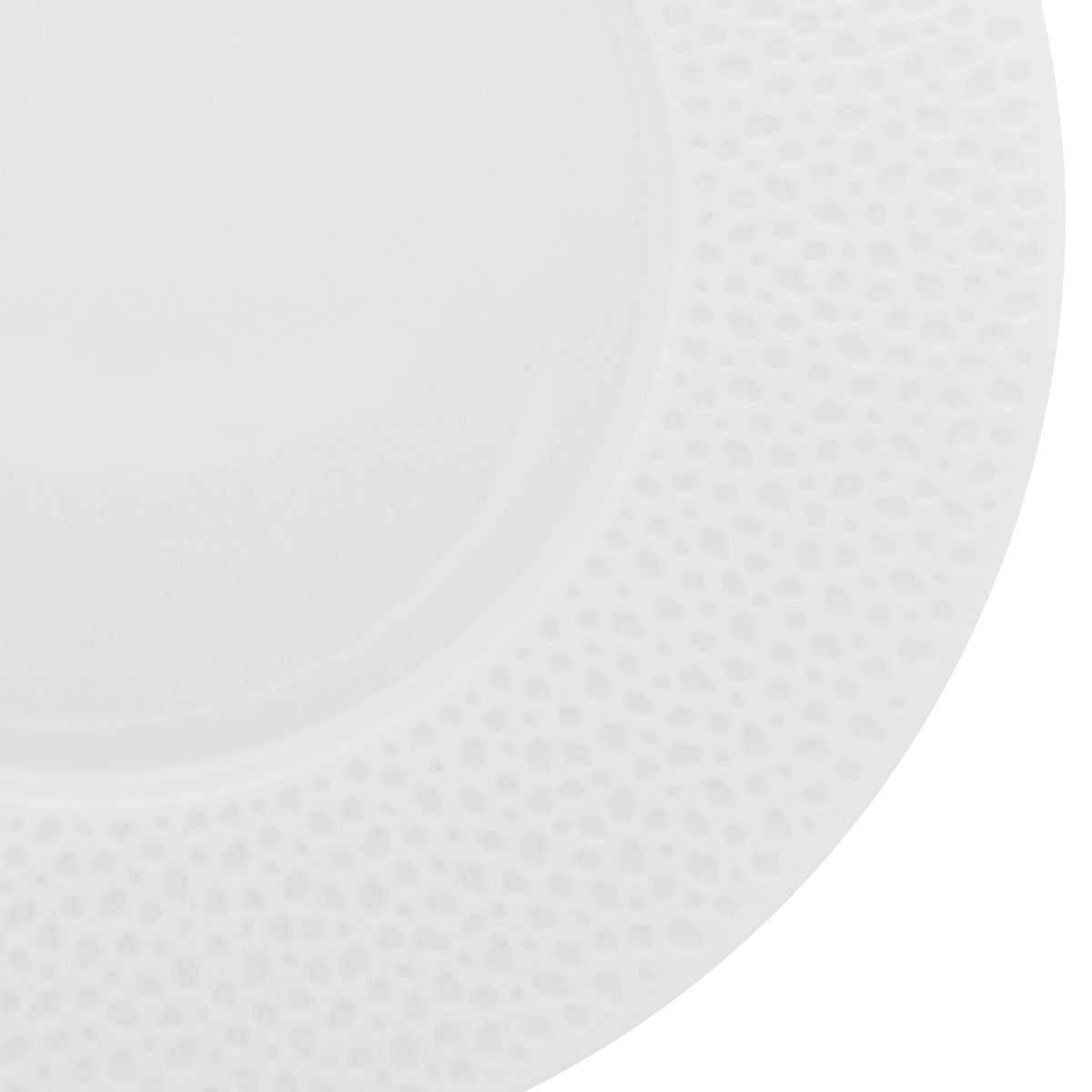 PERLES DE ROSEE BLANCHES Plate 27,9 cm