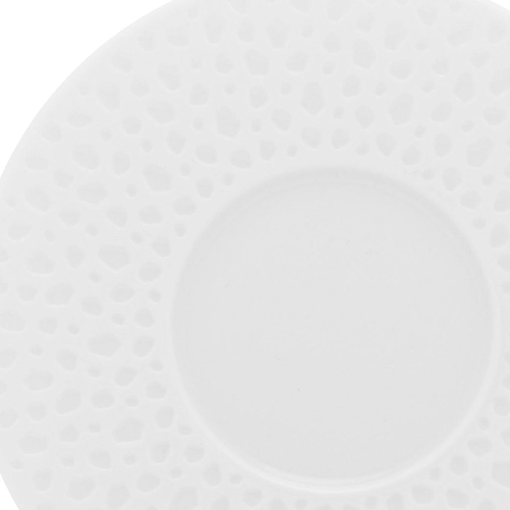 PERLES DE ROSEE BLANCHES Coffee/expresso saucer 12,6 cm